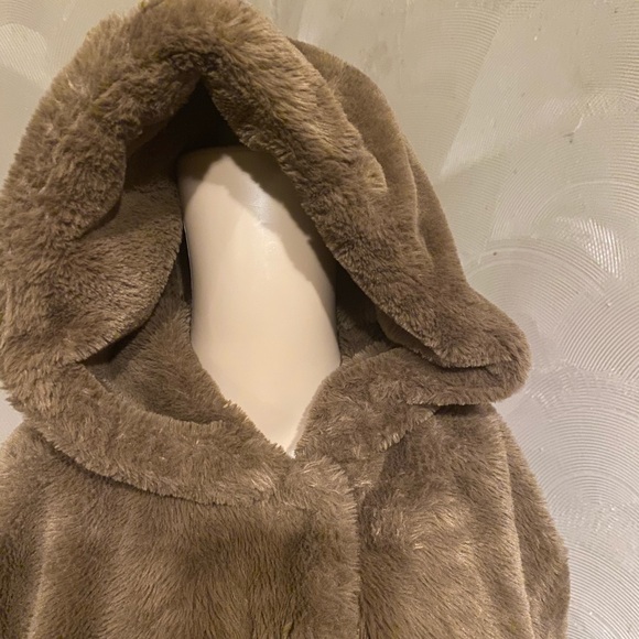 Zara Sherpa hooded coat size XS - Picture 10 of 12